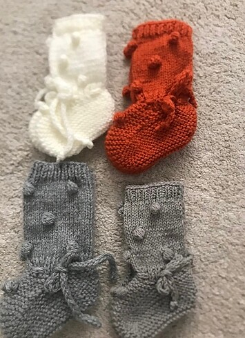 El Örgüsü Bebek Patikleri - Görsel 4