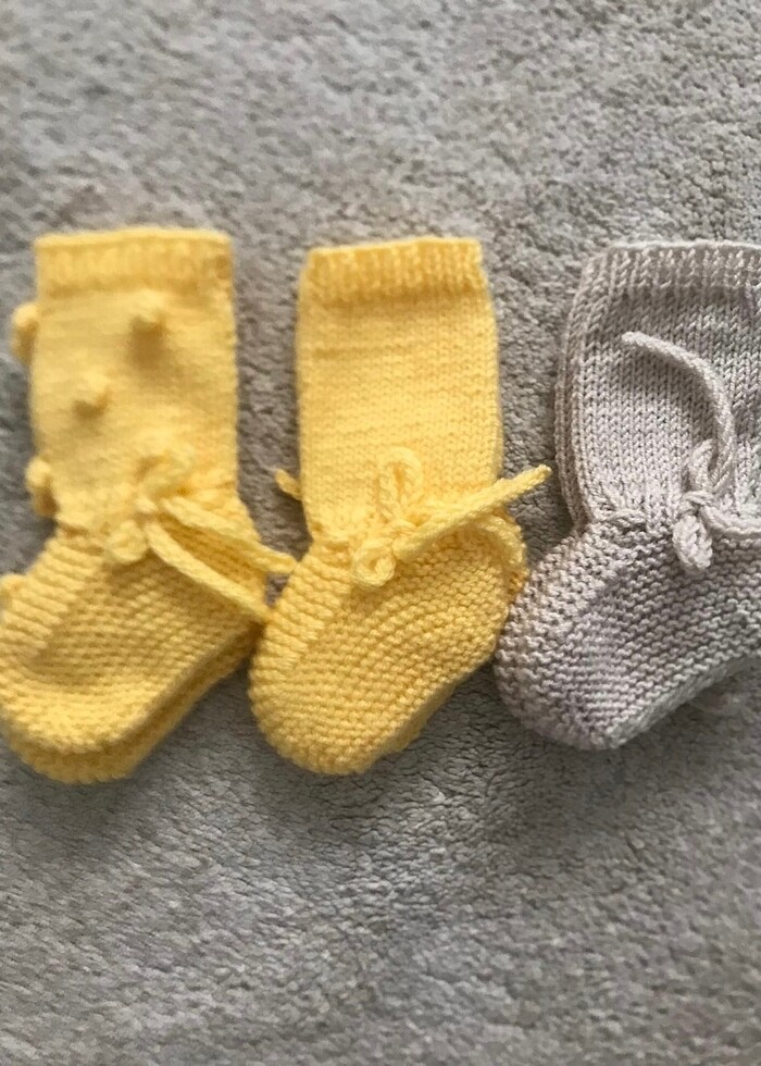 El Örgüsü Bebek Patikleri - Görsel 3