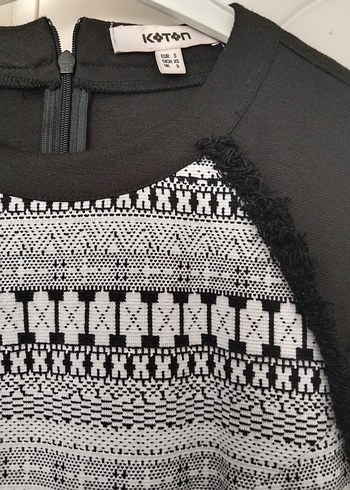 Siyah Midi Elbise - Görsel 3