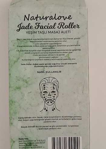 Naturalove Yeşim Taşlı Yüz Masaj Aleti - Görsel 2