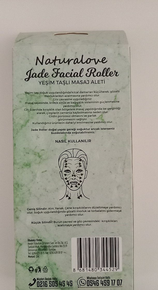 Naturalove Yeşim Taşlı Yüz Masaj Aleti - Görsel 2