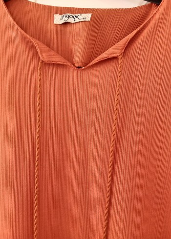 Püsküllü Nakışlı Bohem Kadın Bluz - Görsel 2