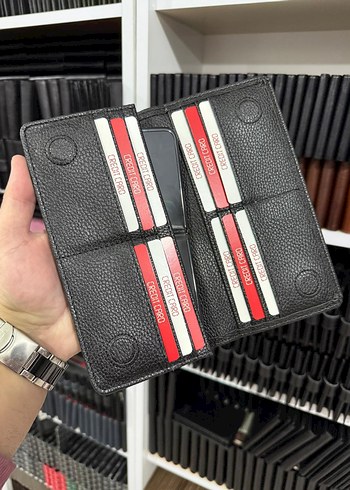 kılasik vegan deri telefonluklu cüzdan - Görsel 3