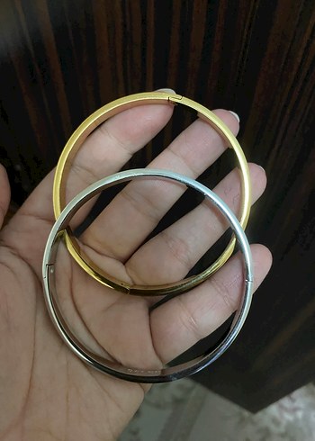 Beden beyaz Renk Markalı çelik bilezik