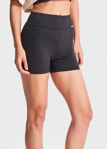 Siyah V Yakalı Kadın Spor Atlet - Görsel 2