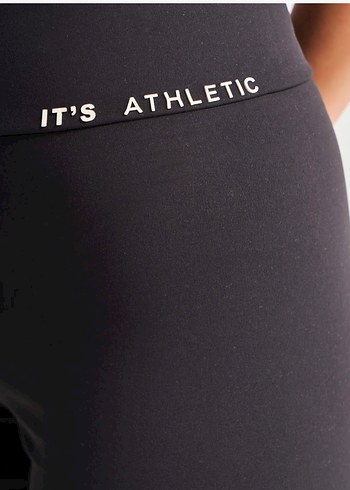 Siyah V Yakalı Kadın Spor Atlet - Görsel 4