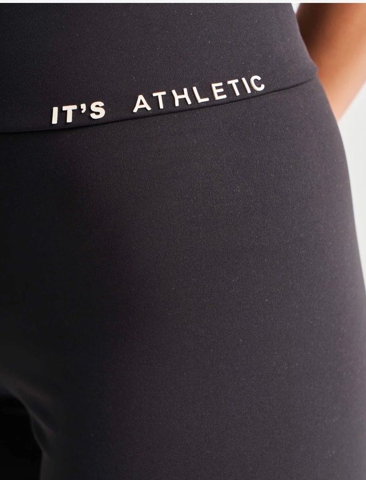 Siyah V Yakalı Kadın Spor Atlet - Görsel 4