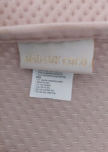 Pudra  ,madame coco Yatak Örtüsü.tek kişilik.çok az kullanıldı - Görsel 2