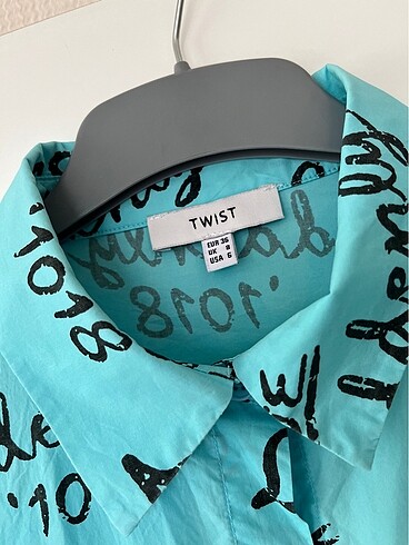 36 Beden Twist gömlek tunik