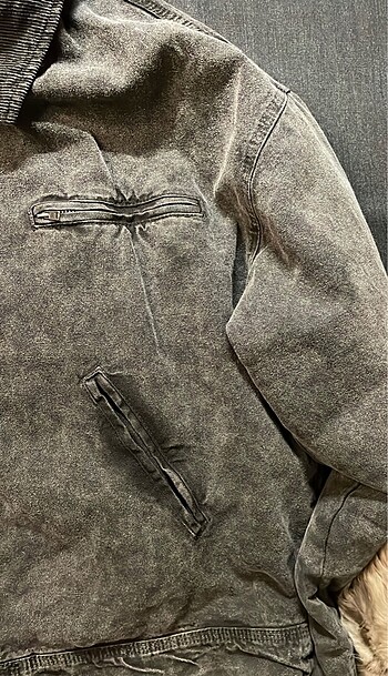 m Beden lfdy vintage washed denim work ceket