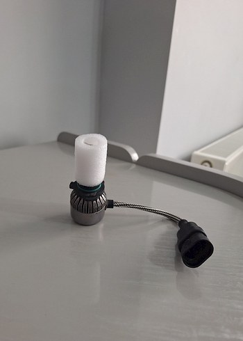 Gri Renkli LED Araç Far Ampulü 9006 - Görsel 3