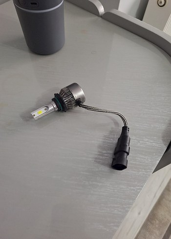 Gri Renkli LED Araç Far Ampulü 9006 - Görsel 2