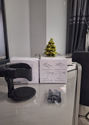 Araba İçin Siyah bardaklık 2li - Görsel 4