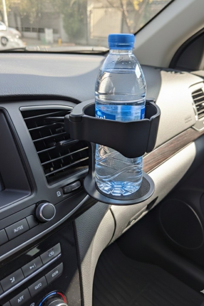 Araba İçin Siyah bardaklık 2li - Görsel 2