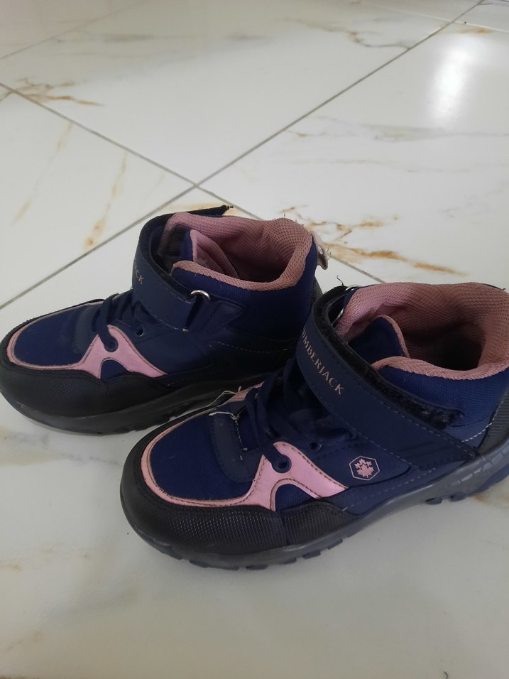 Kız Çocuk Pembe Kemerli Outdor Ayakkabı - Görsel 2