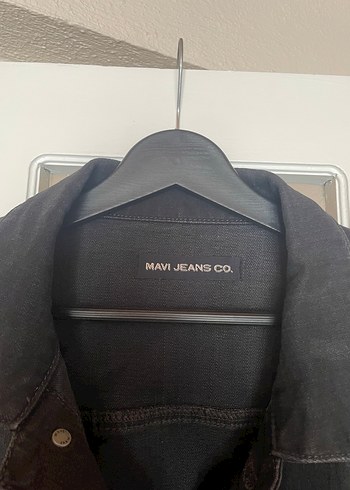 m Beden Düğmeli Siyah unisex Kot Ceket
