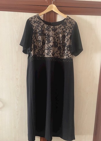 Ceketli uzun kollu kadın abiye elbise - Görsel 3