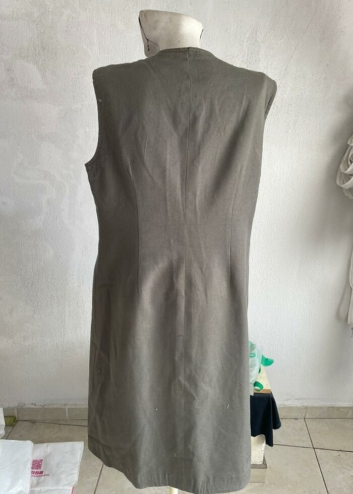 Kumaş ozun  yelek - Görsel 2