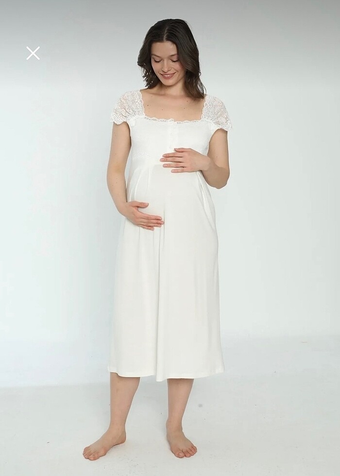 Lohusa elbise sabahlık - Görsel 4