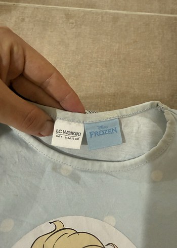 Kız Çocuk Elsa Baskılı Uzun Kollu pijama takımı - Görsel 2