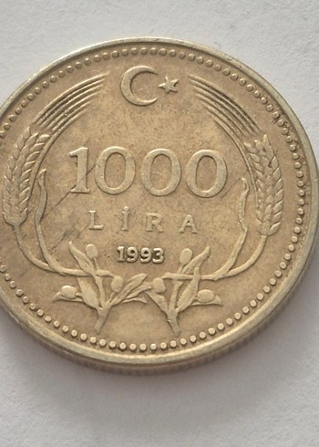 1994 Vintage Bin Lira Erkek Rozeti - Görsel 2