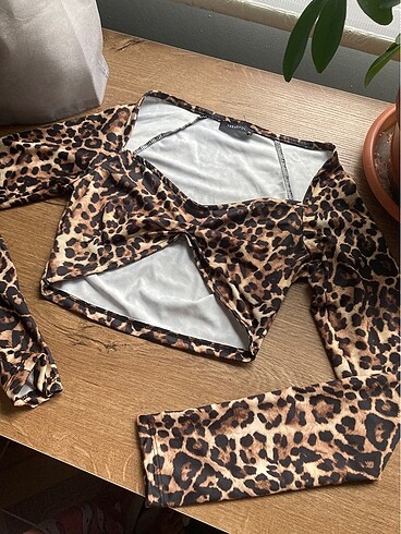 Trendyol & Milla Trendyol Leopar Crop