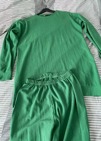 Yeşil tunik pntolon takım - Görsel 2