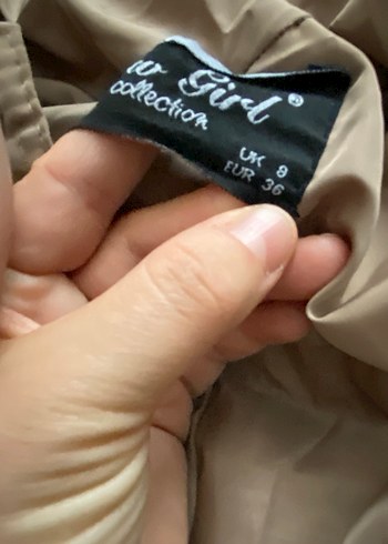 Kadın Bej Kürklü Kışlık Mont - Görsel 2