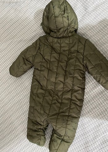 Haki Fermuarlı Bebek Tulumu e bebek - Görsel 3