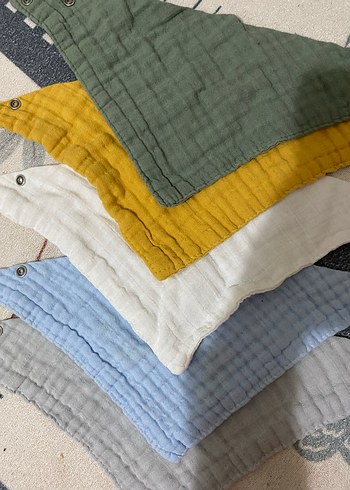 Önlük, mama önlüğü, yakalık müslin - Görsel 2