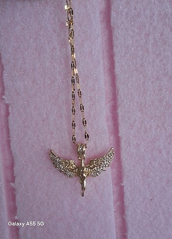 Çarmlı melek kolye - Görsel 2