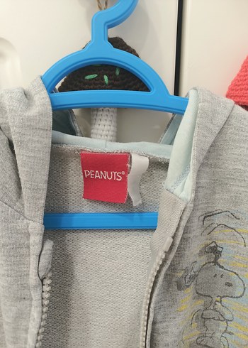 Erkek Çocuk Kapüşonlu Fermuarlı Gri Sweatshirt - Görsel 2