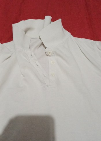 Erkek Çocuk Beyaz Kısa Kollu Polo Tişört - Görsel 2