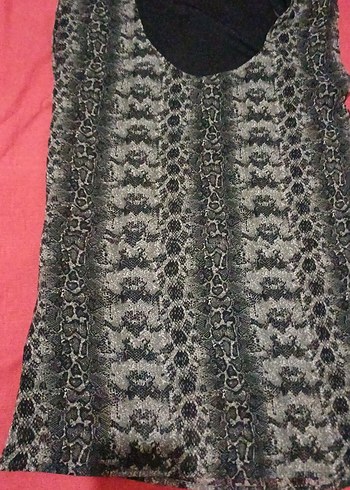 Yılan Desenli Astarlı Tunik - Görsel 2