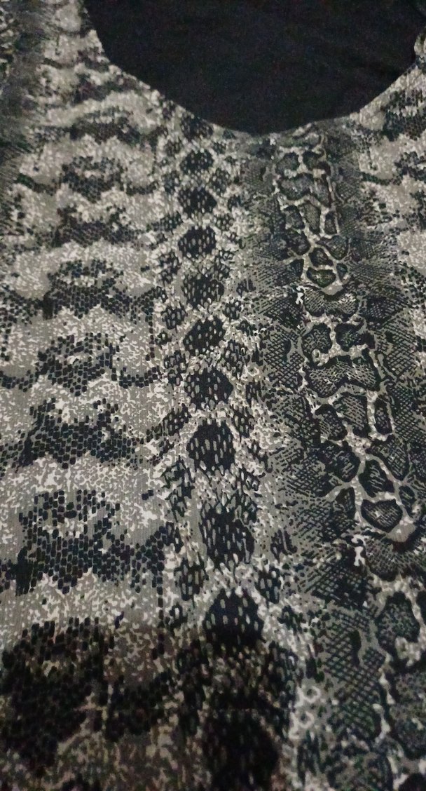 Yılan Desenli Astarlı Tunik - Görsel 3