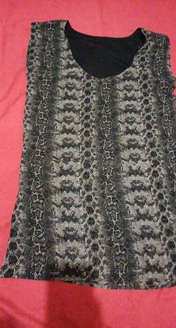 Yılan Desenli Astarlı Tunik - Görsel 2