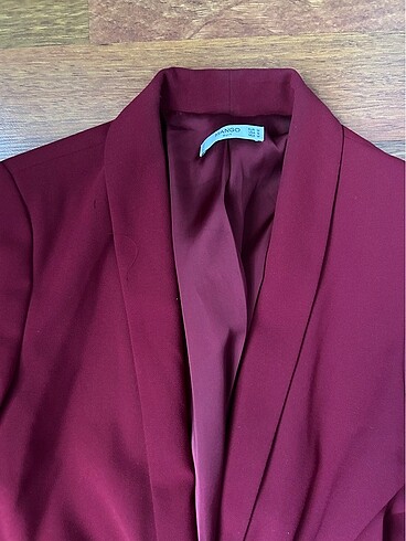 Mango Mango Ceket Bordo
