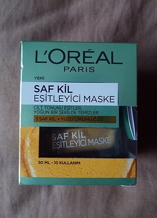 L'oreal Paris sarı saf kil maskesi 