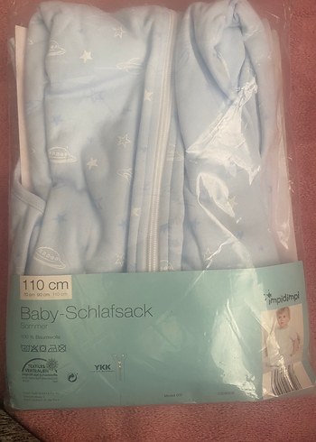 Bebek Uyku Tulumu Pastel Desenli Beyaz - Görsel 2