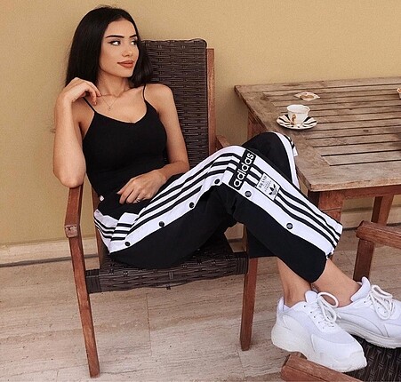 Adidas çıtçıtlı eşofman