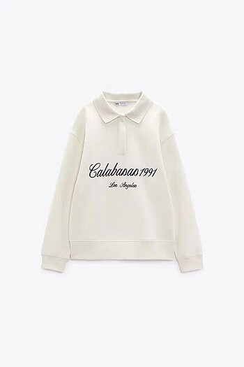 Zara Yeni Sezon Polo Sweat