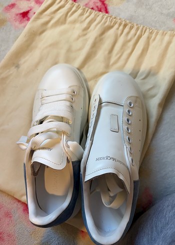 38 Beden beyaz Renk Alexander Beyaz Gri Bağcıklı Kadın Sneakers