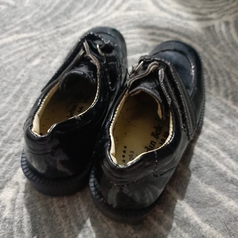 Kemerli Siyah Çocuk Özel Ayakkabı - Görsel 2