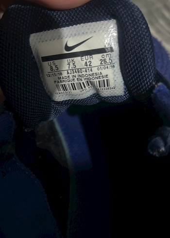 Lacivert Bağcıklı erkek nike koşu - Görsel 7