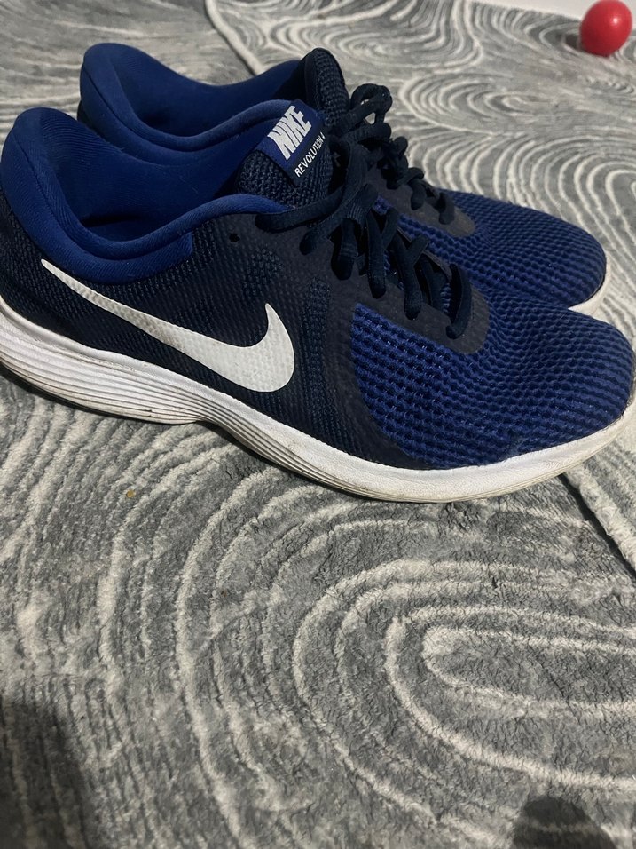 Lacivert Bağcıklı erkek nike koşu - Görsel 3