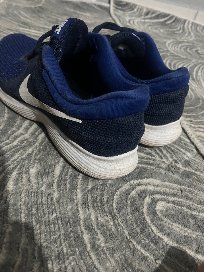 Lacivert Bağcıklı erkek nike koşu - Görsel 4