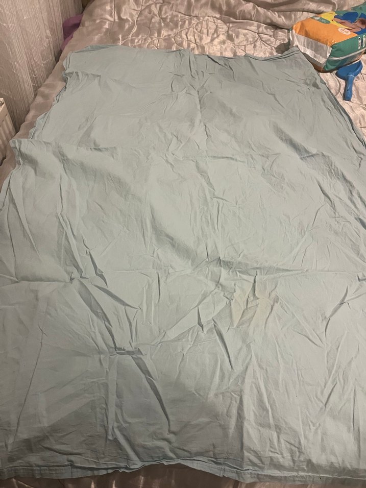 Mavi Ay ve Ayıcık Desenli Çocuk Uyku Örtüsü - Görsel 5