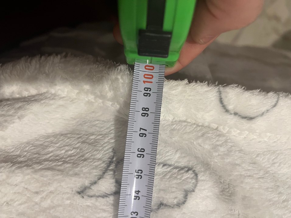 Beyaz Gri Desenli Çocuk Battaniyesi - Görsel 4