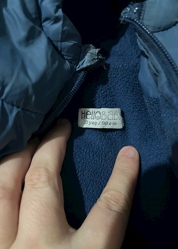 Erkek Çocuk Kapüşonlu Yeşil Mont - Görsel 4