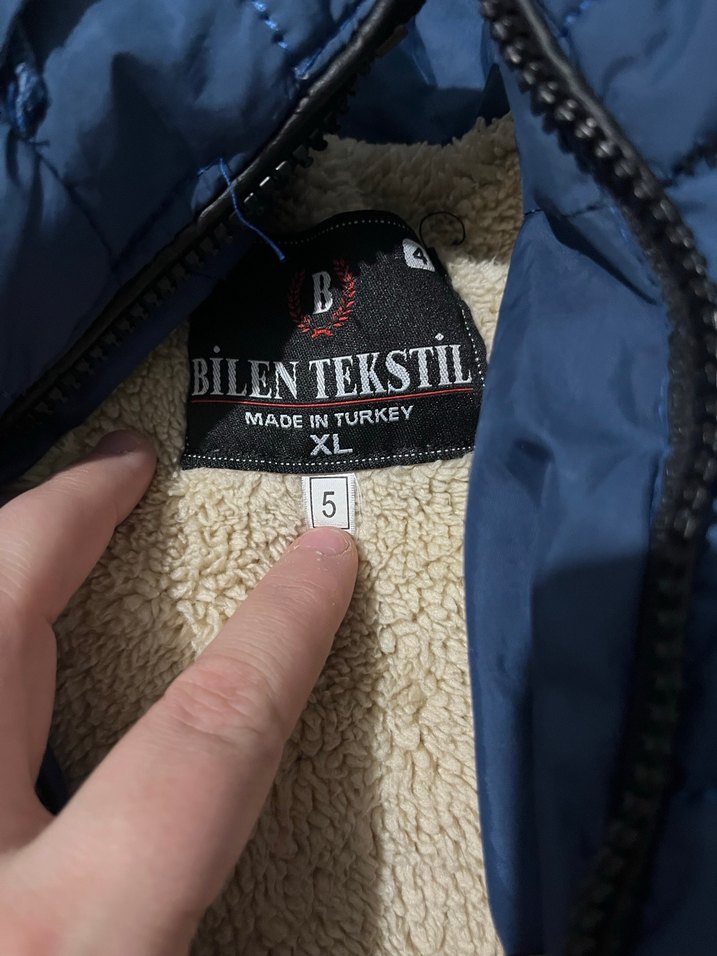 Erkek Çocuk Mavi Fermuarlı Mont - Görsel 4